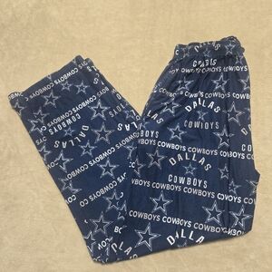 Dallas Cowboys Mens Navy Logo Lounge Pants Size Large NFL Team Apparel Sleepwear